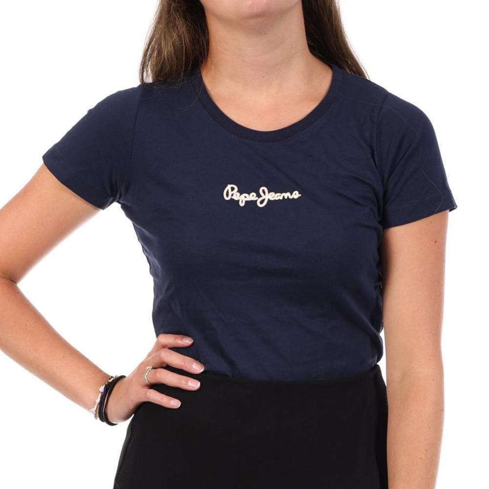 T-Shirt Marine Femme Pepe jeans PL5000200 1