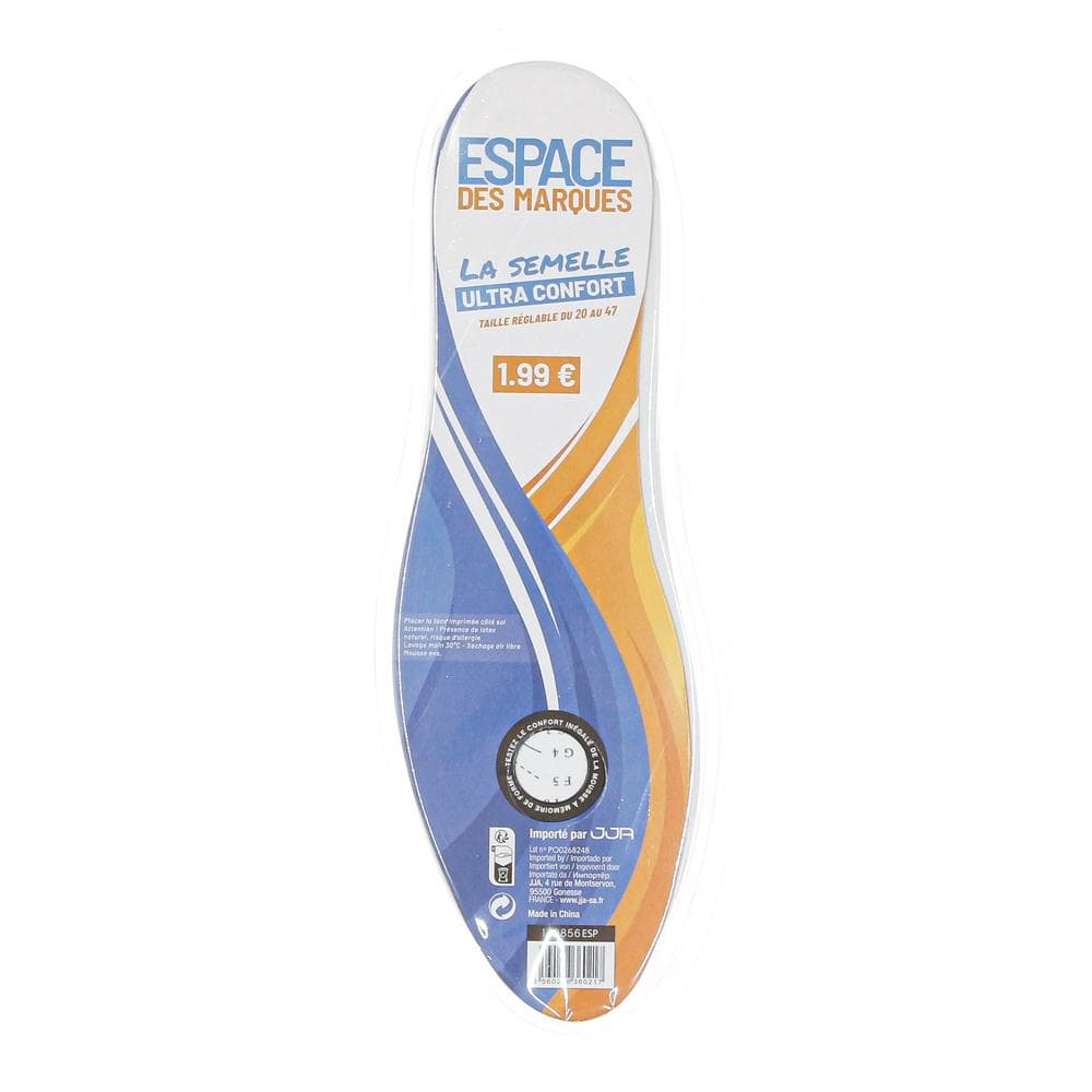 Semelle Ultra Confort Mixte Taille Réglable 1