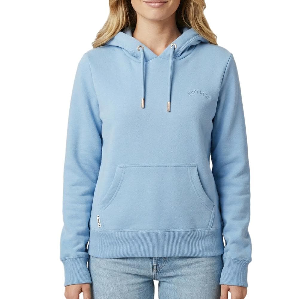 Sweat Bleu Femme Superdry Essential Logo 1