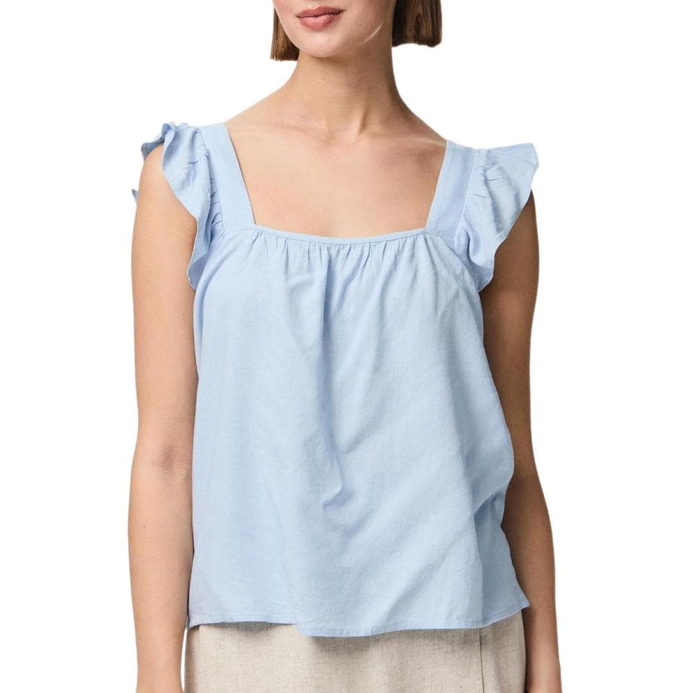 Débardeur Bleu Femme Pieces Pia 1