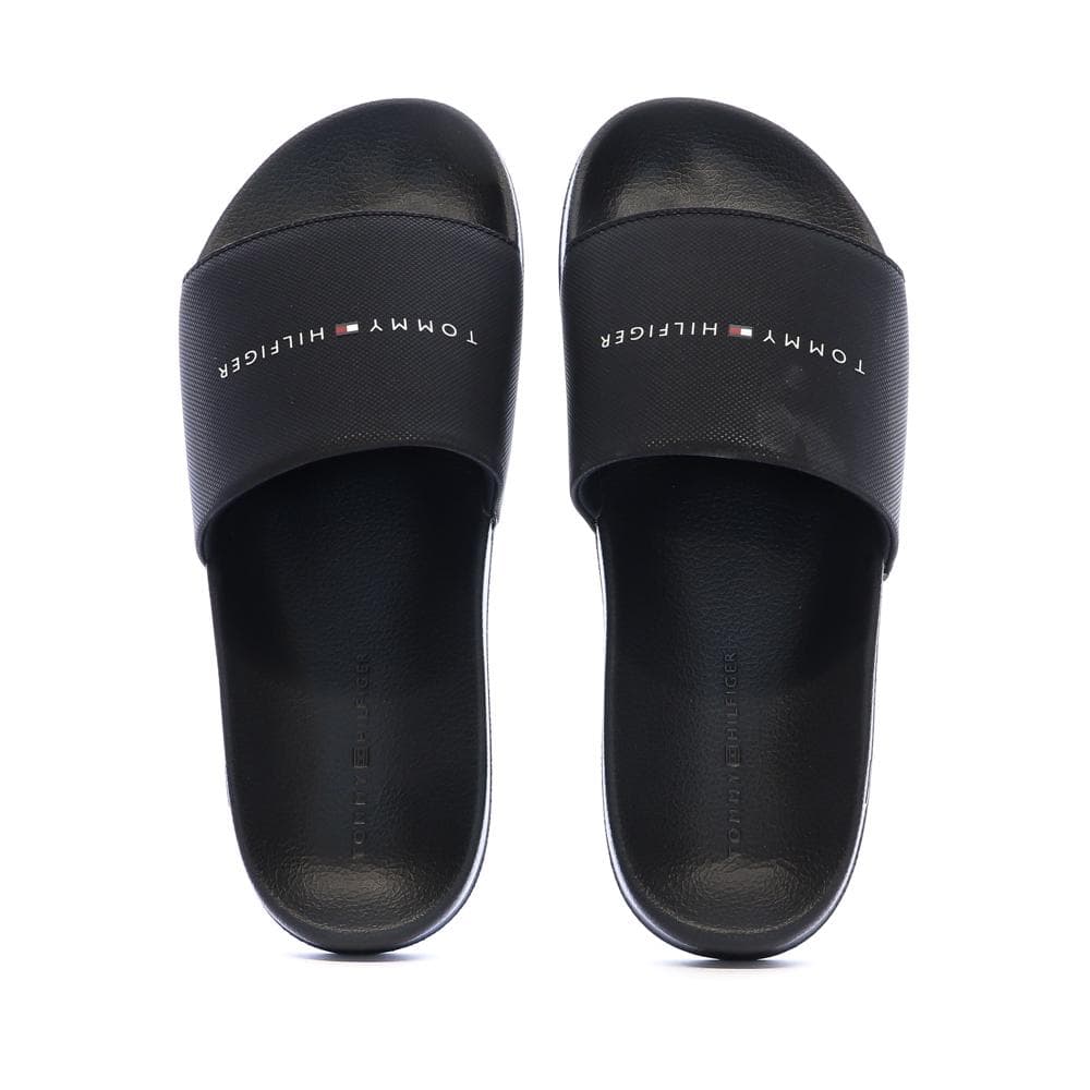 Claquettes Noir Homme Tommy Hilfiger Textu 3