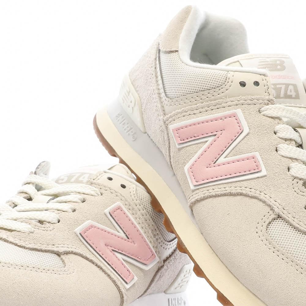 Baskets Beige/Rose Femme New Balance 574 7