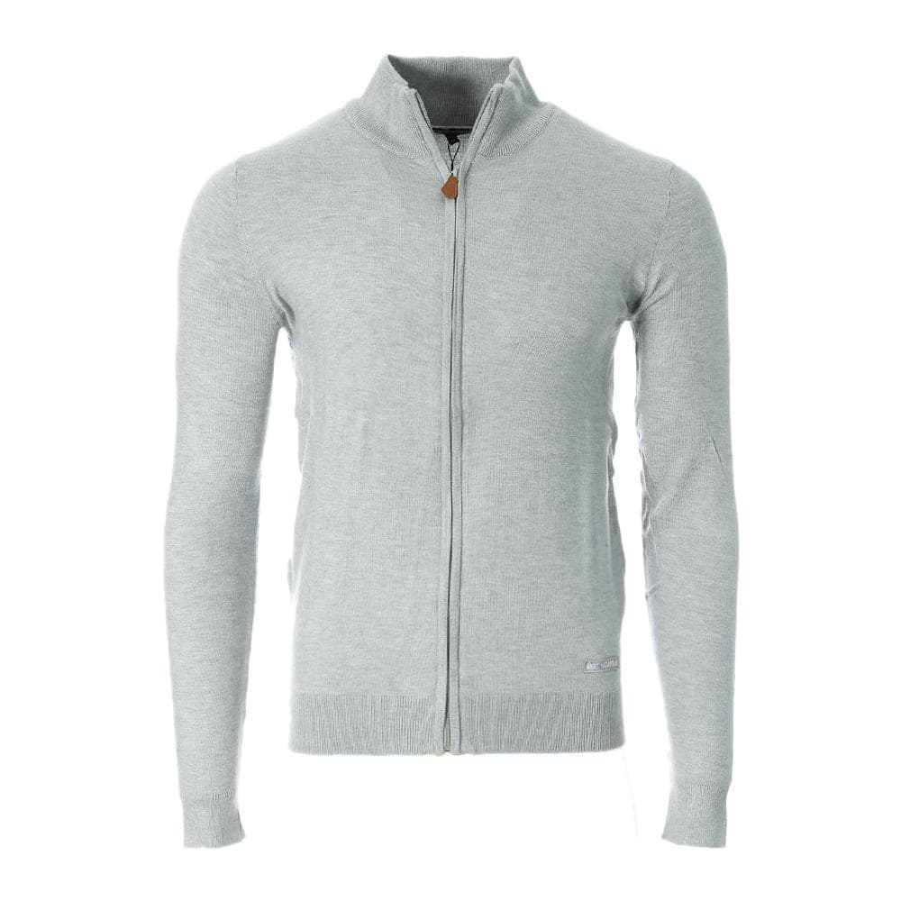 Pull Zippé Gris Homme Best Mountain 05-BEI 1