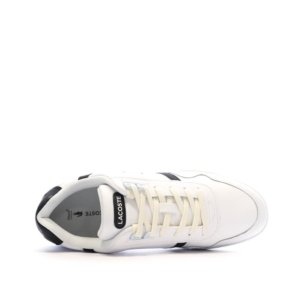 Baskets Blanches/Bleu Homme Lacoste 45SMA0019 4