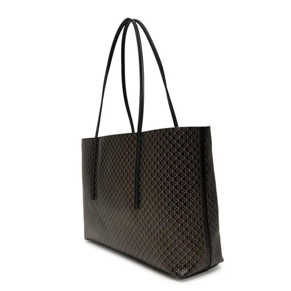Sac Cabas Noir Femme Calvin Klein Jeans Emblem Aop Tote 2