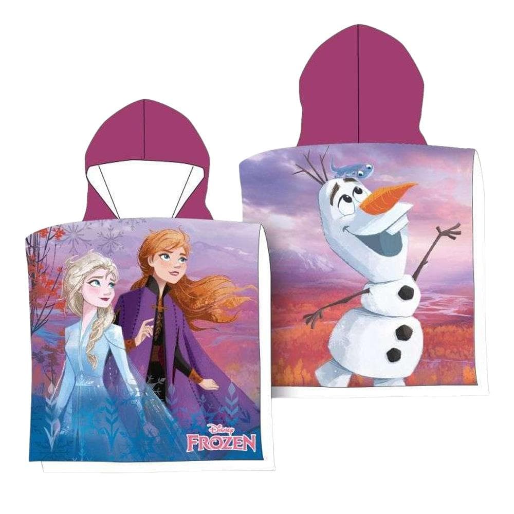 Poncho Mauve Sport Zone La Reine Des Neiges 1