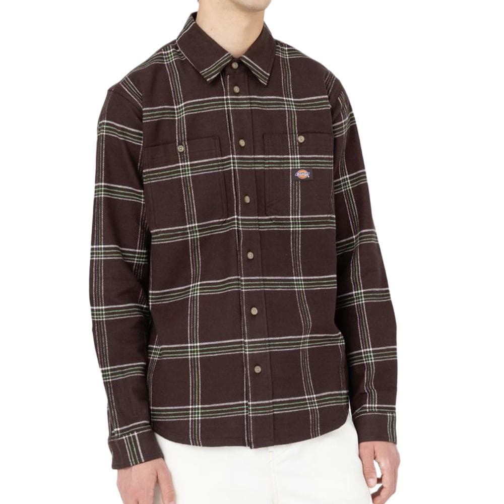 Chemise Marron/Vert Homme Dickies Warrenton 1
