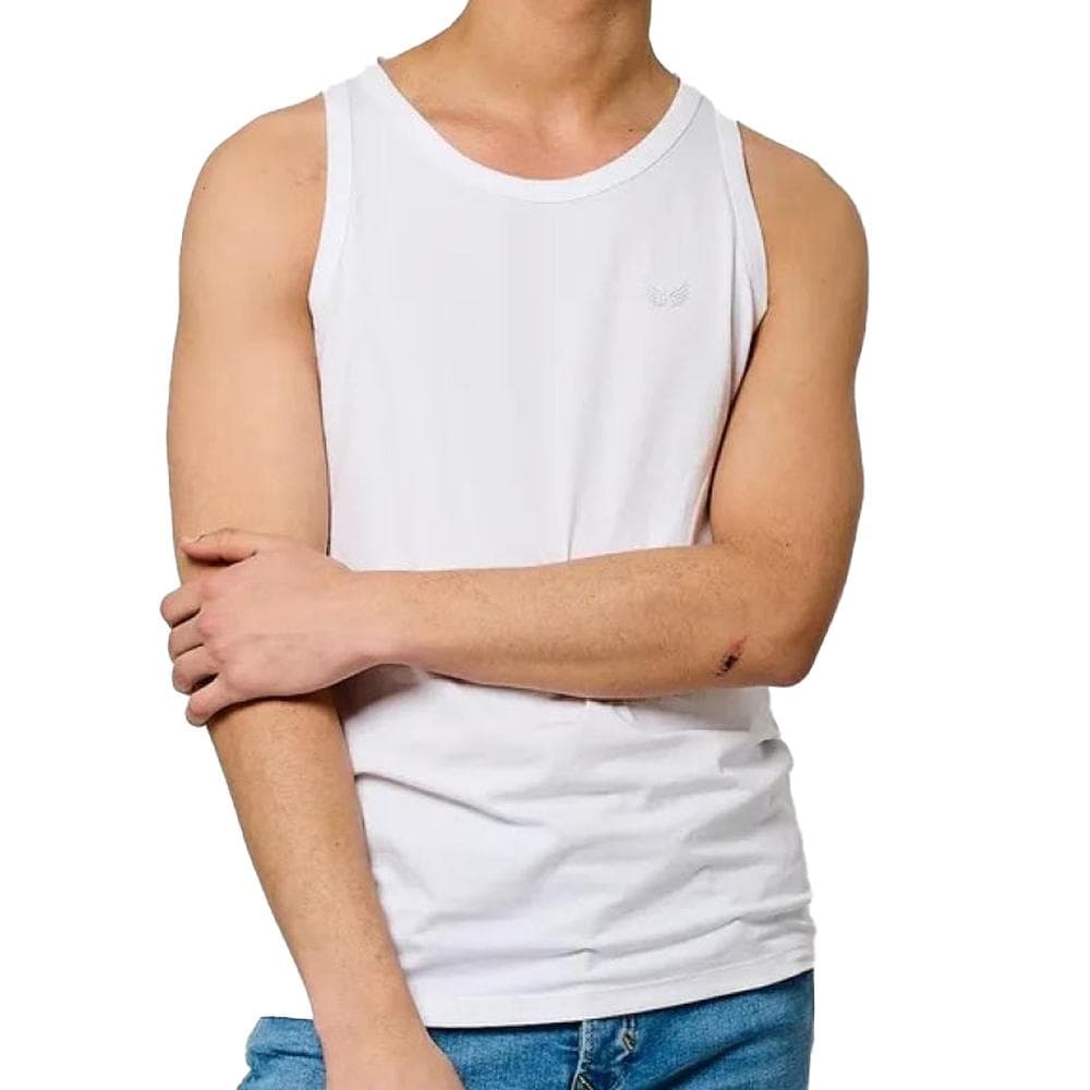 Débardeur Blanc Homme Kaporal MASH 1