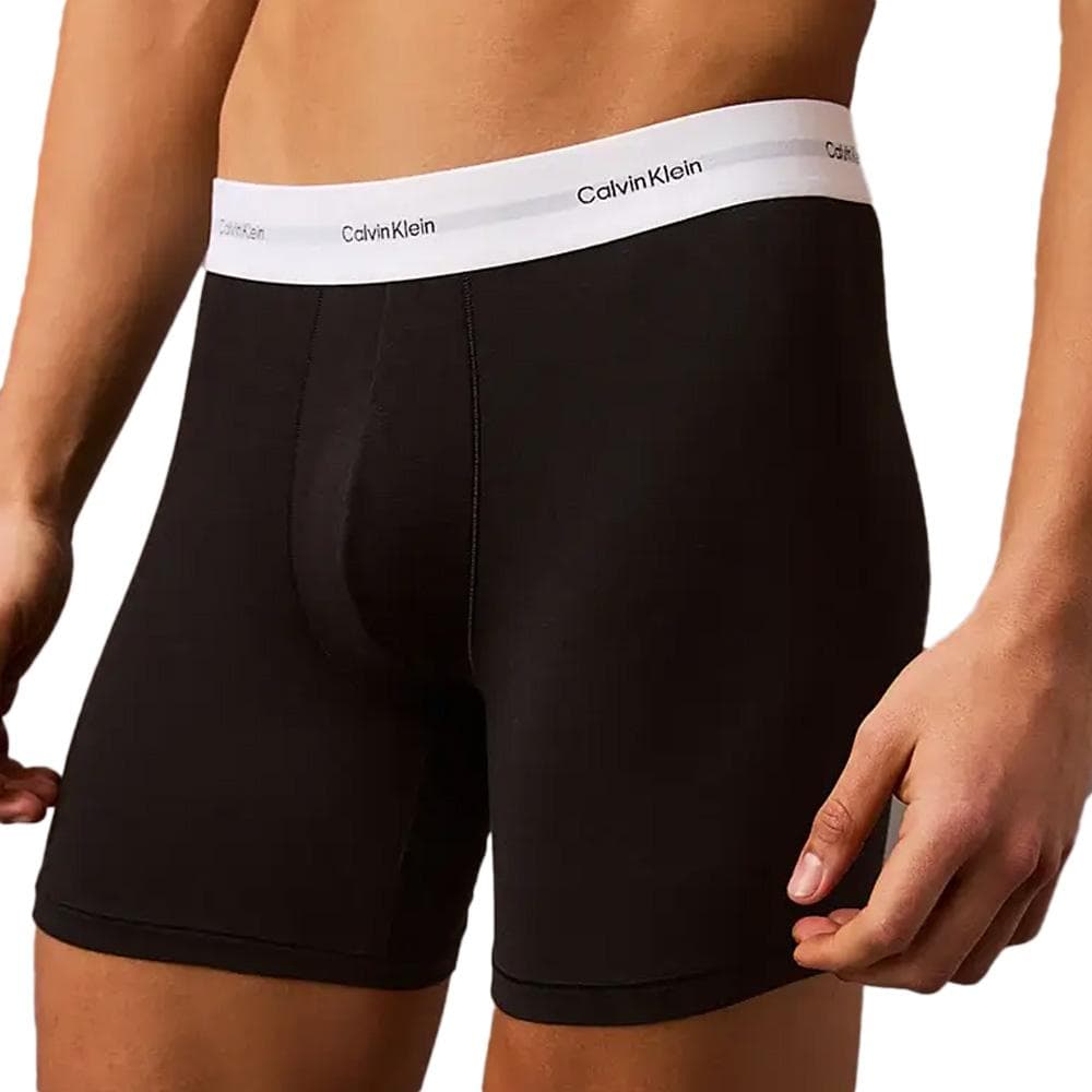 x3 Boxers Noir/Blanc Homme Calvin Klein Jeans Brief 2