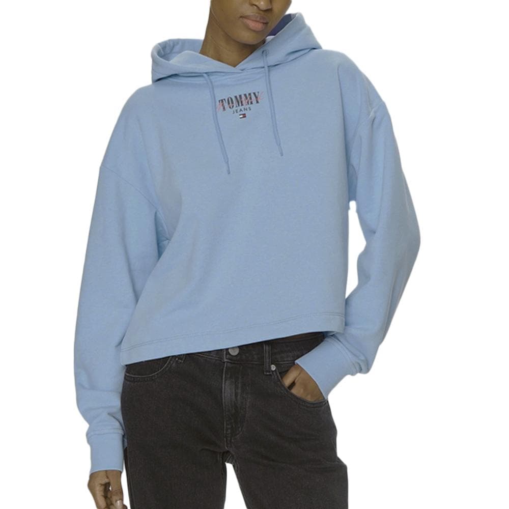 Sweat à Capuche Bleu Femme Tommy Hilfiger Essential 1