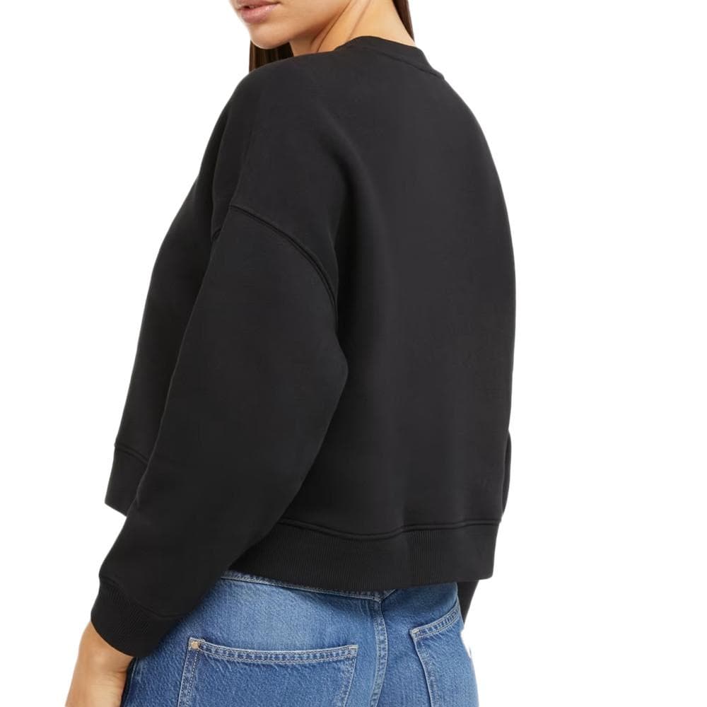 Sweat Noir Femme Guess Lurex Triangle 2