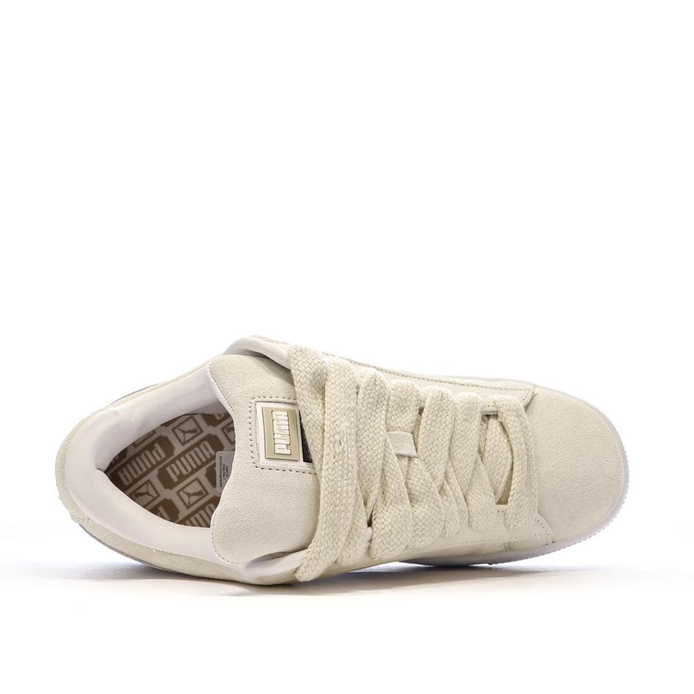 Baskets Beige/Blanc Homme Puma Suede XL 4