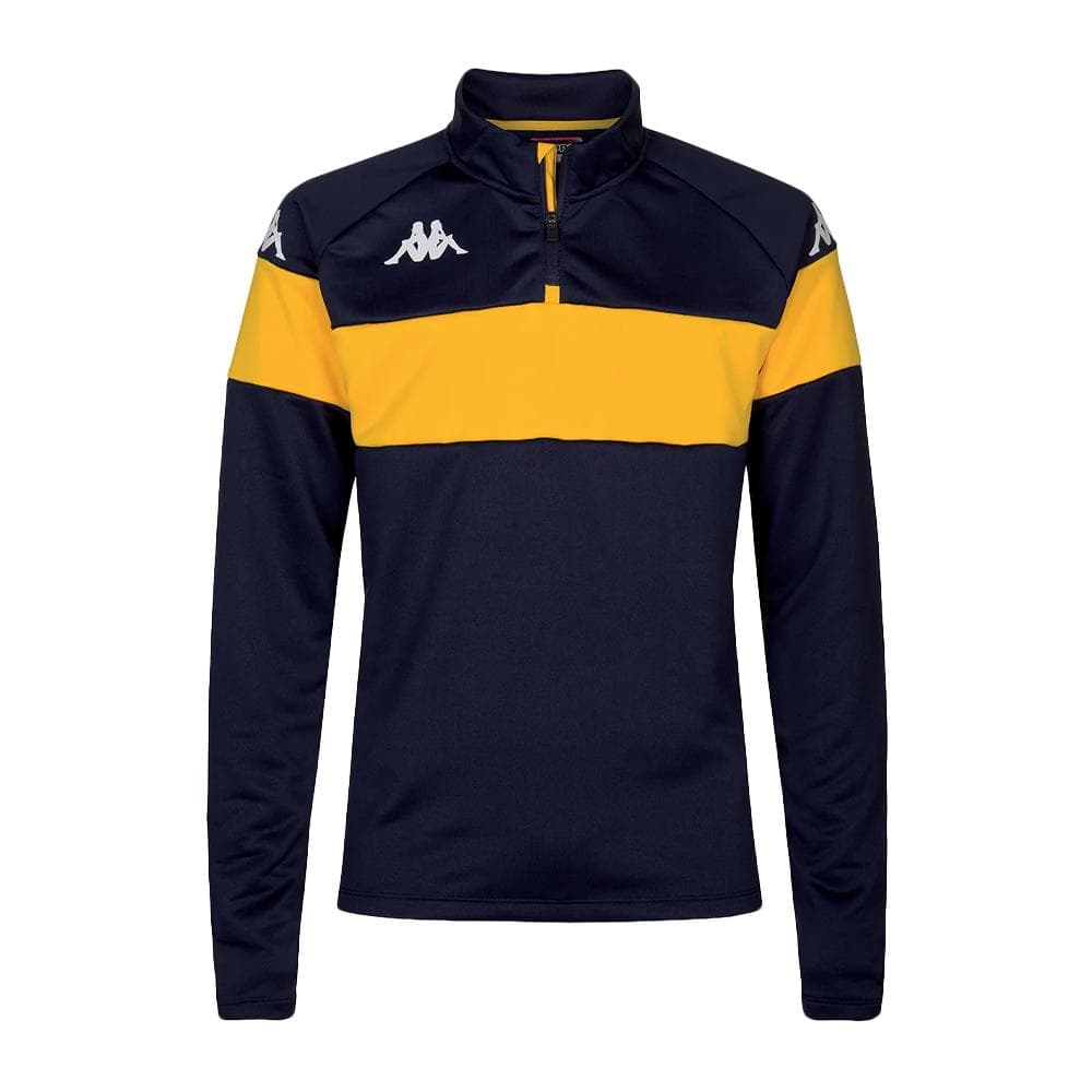 Sweat Noir/Jaune Homme Kappa Dovare 1