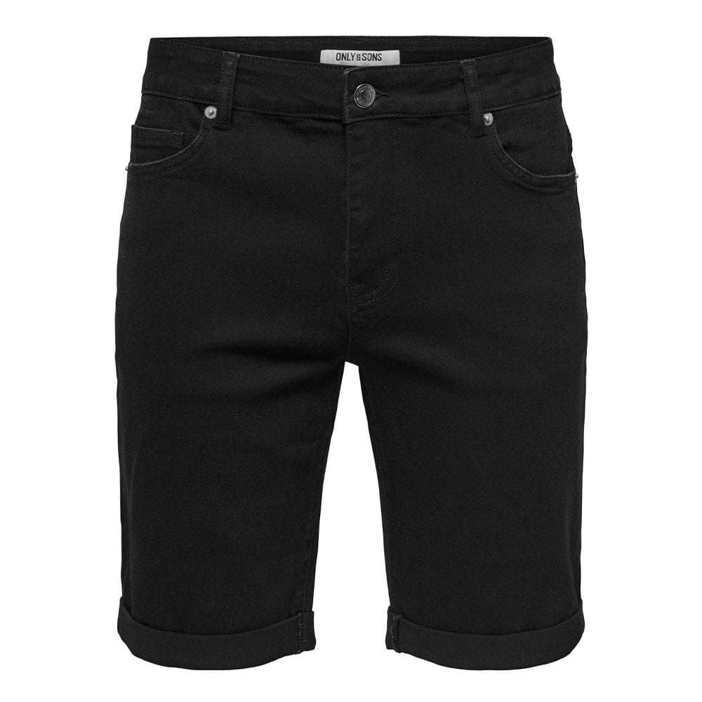 Short en Jean Noir Homme Only & Sons Sply 1