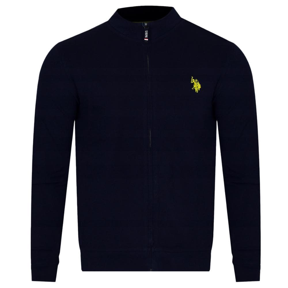 Veste Zippée Noir/Jaune Homme US Polo ASSN ALLY 1