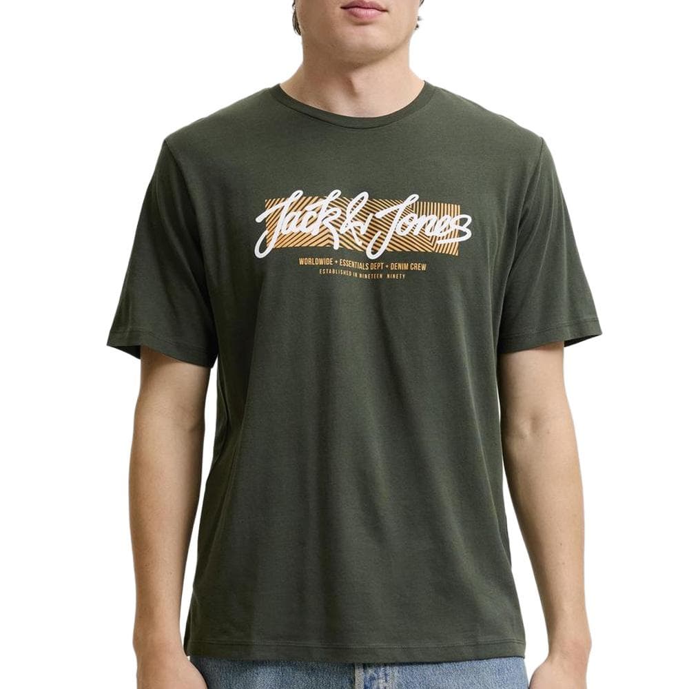 T-Shirt Vert Homme Jack & Jones Hurban 1