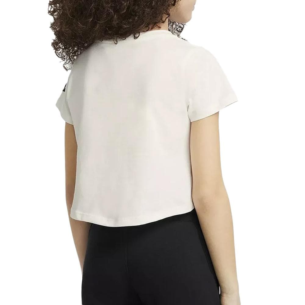 T-shirt Blanc Fille Nike Swoosh 2