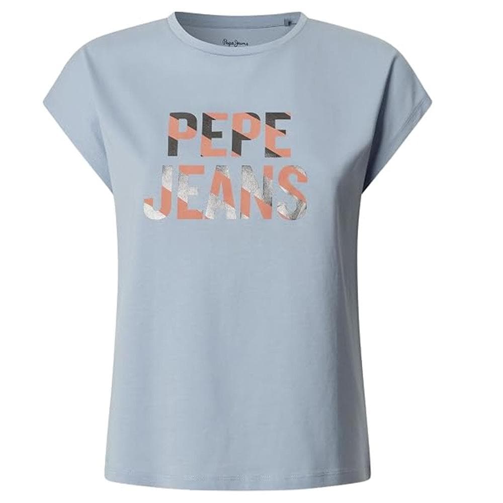 T-Shirt Bleu Femme Pepe jeans Catalina Cloudy 1