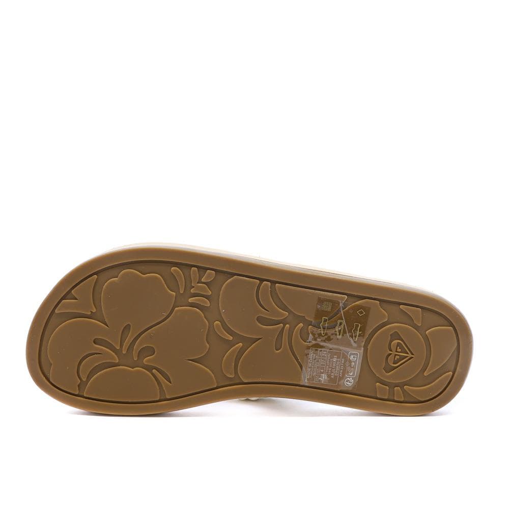 Tongs Beiges Femme Roxy Porto 3