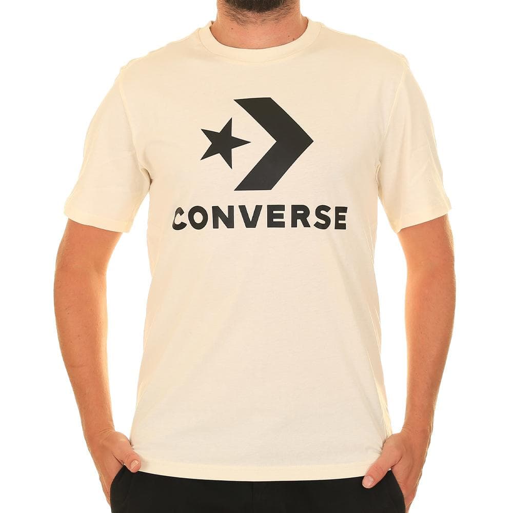 T-Shirt Ecru Homme Converse Large 1