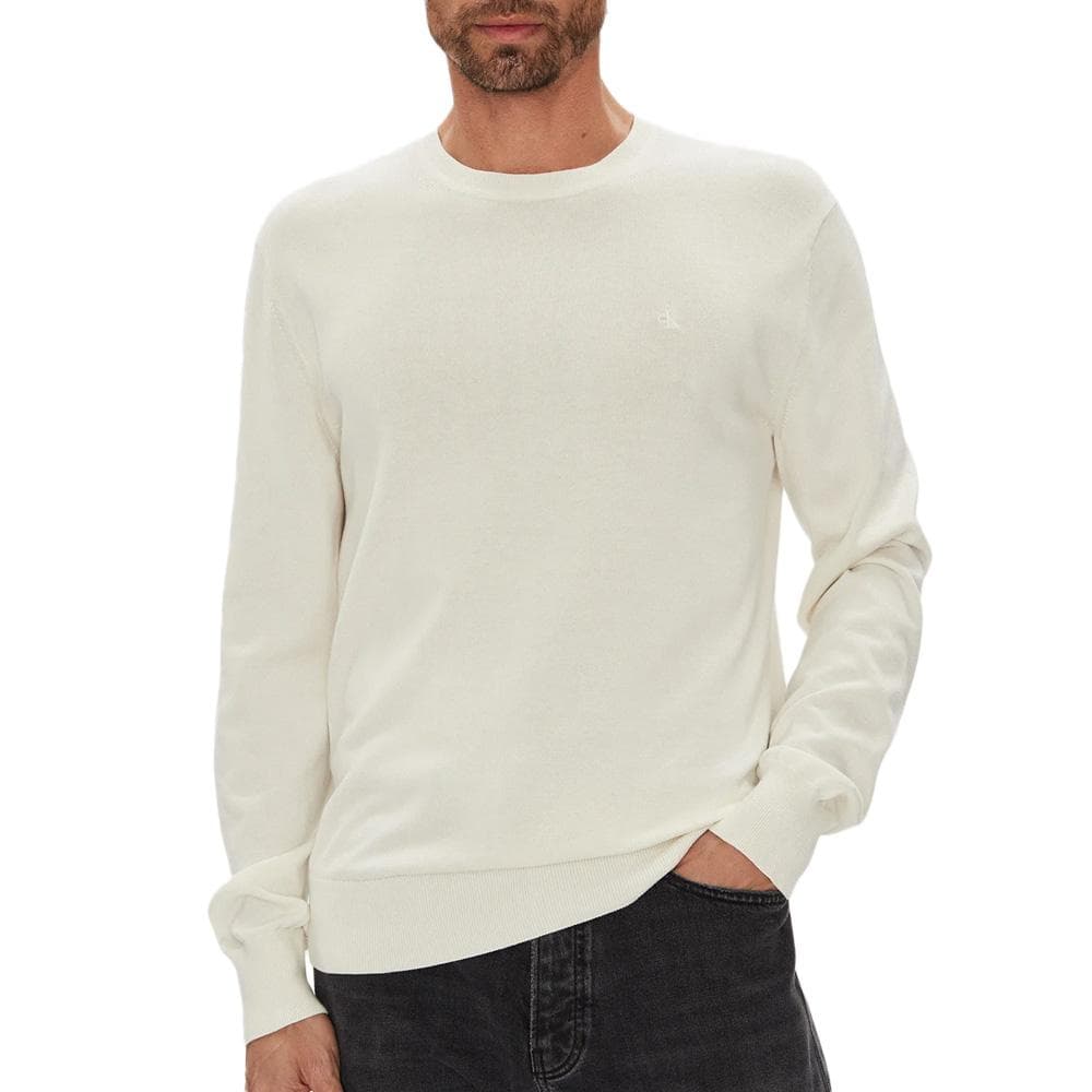 Pull Blanc Homme Calvin Klein Jeans Ls Supima 1