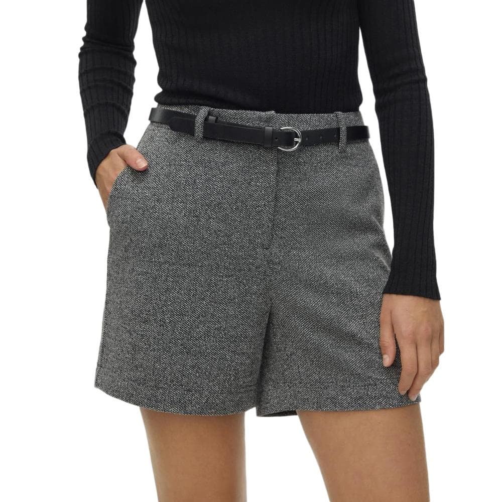 Short Gris/Noir Femme Vero Moda Karly 1