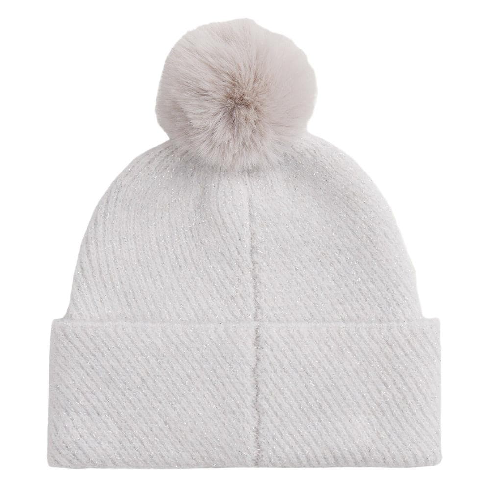 Bonnet Gris Femme Tommy Hilfiger Th Pom Pom 2