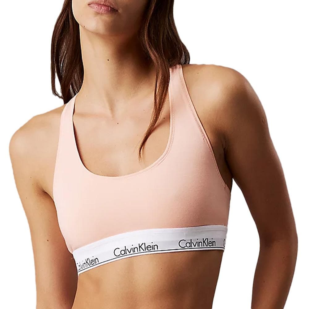 Brassière Rose Femme Calvin Klein Jeans Unlined 0000F3785E 1