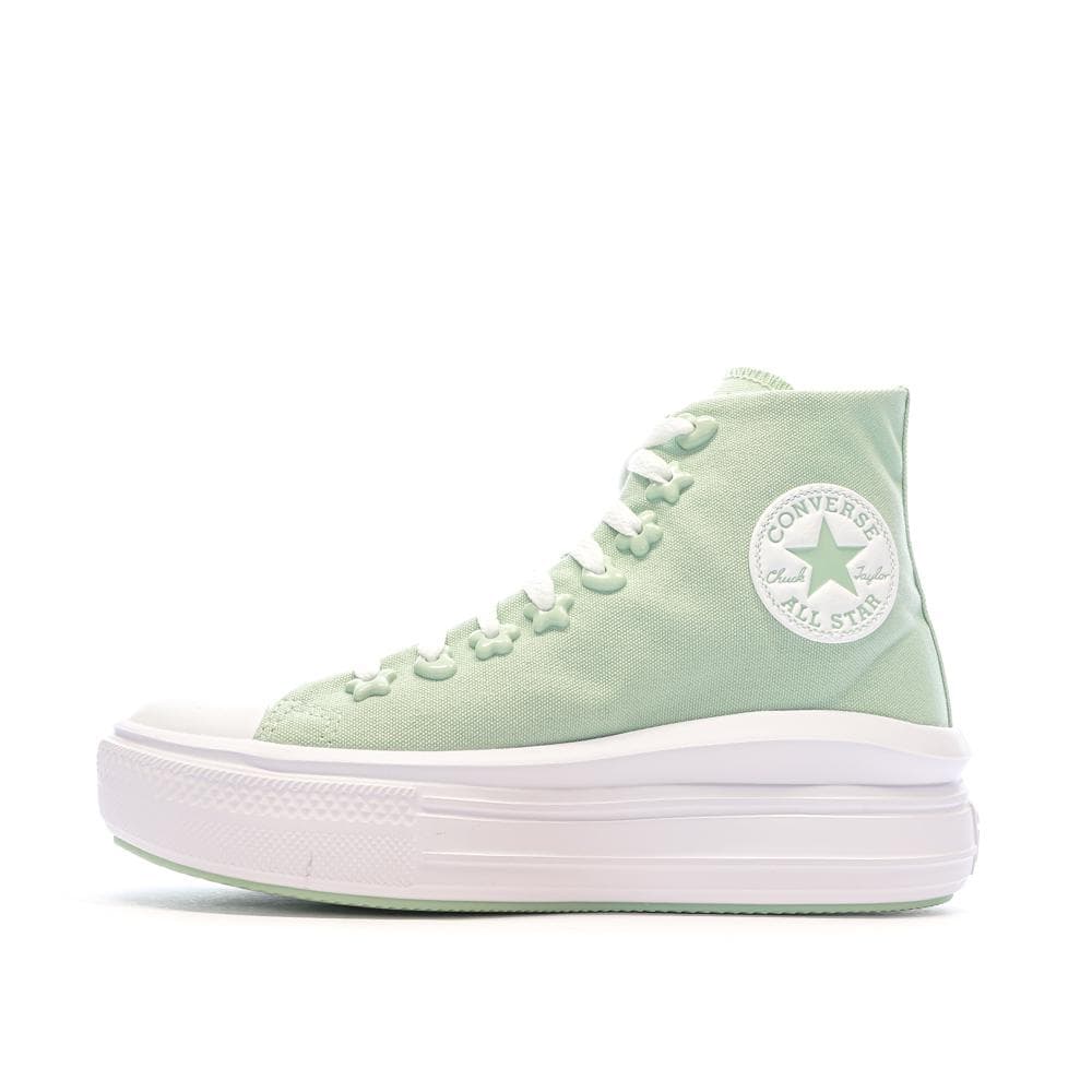 Baskets Vertes Femme Converse All Star Motion 1