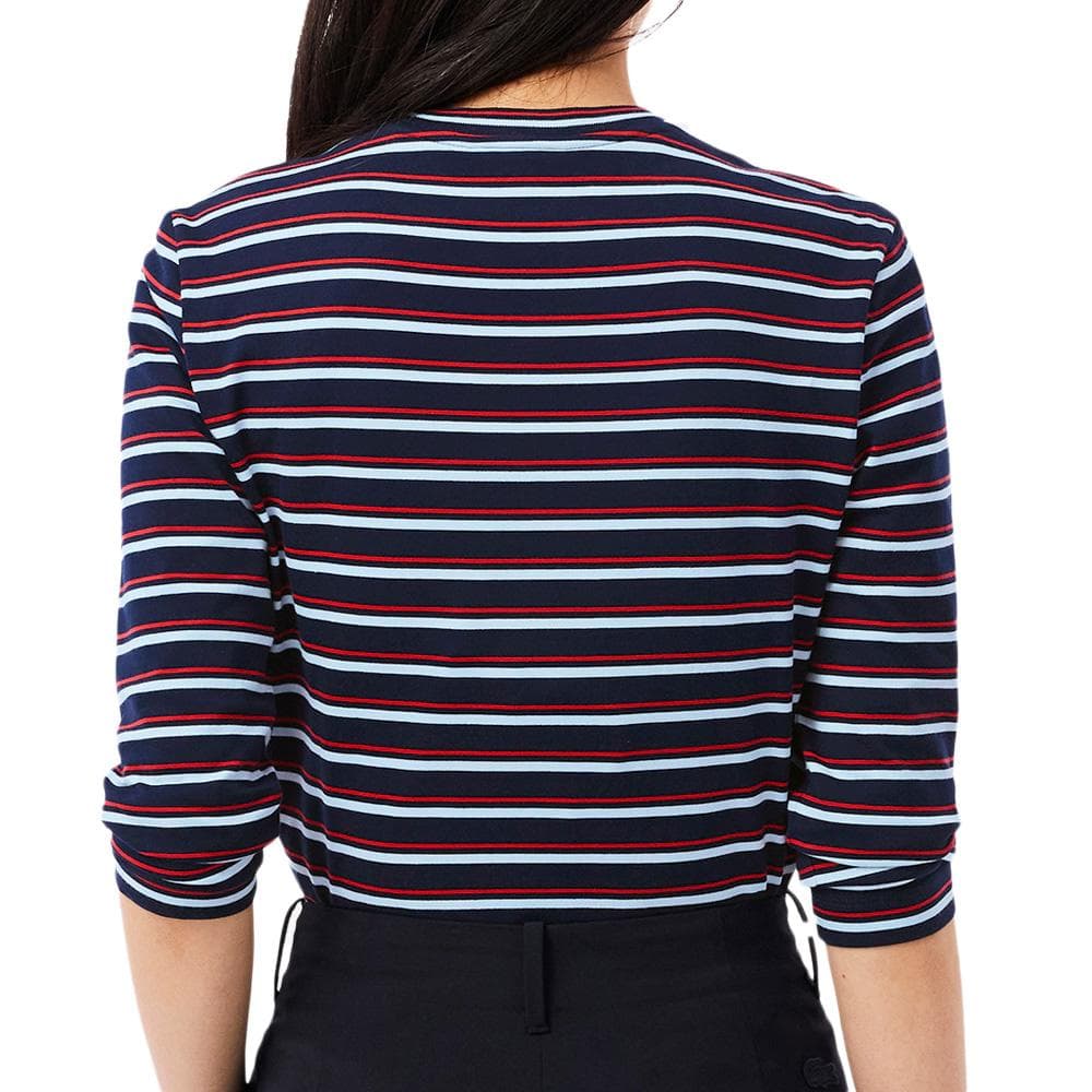 T-shirt Marine Femme Lacoste Long Sleeve 2
