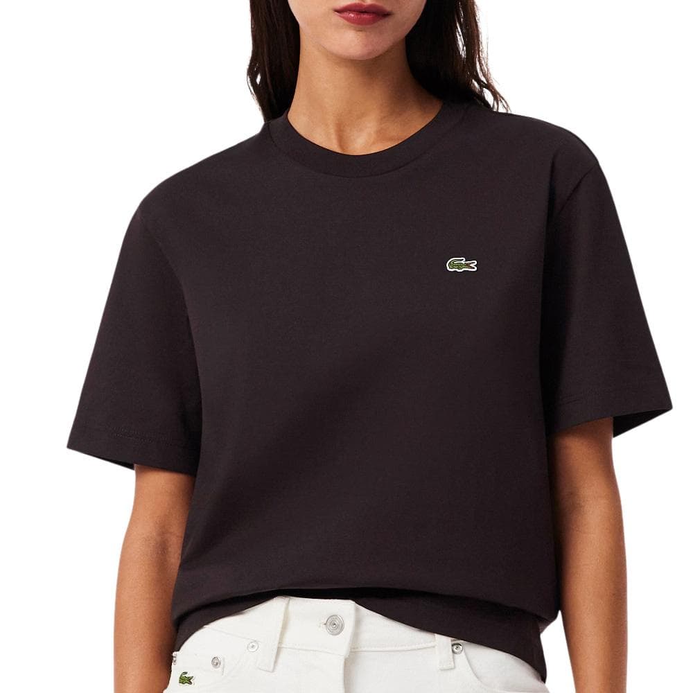 T-shirt Marron Foncé Femme Lacoste TF7215 1