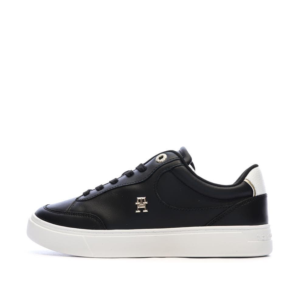 Baskets Noires Femme Tommy Hilfiger Essential Chic Court 1