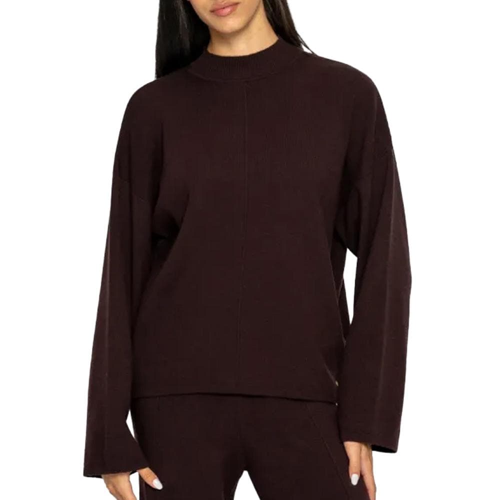 Sweat Marron Foncé Femme Soul Studio Knitwear 1