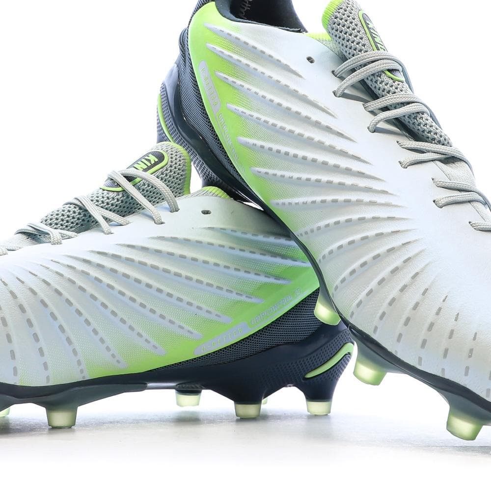 Chaussures de Foot Blanches/Noires/Vertes Homme Puma King Ultimate FG/AG 7