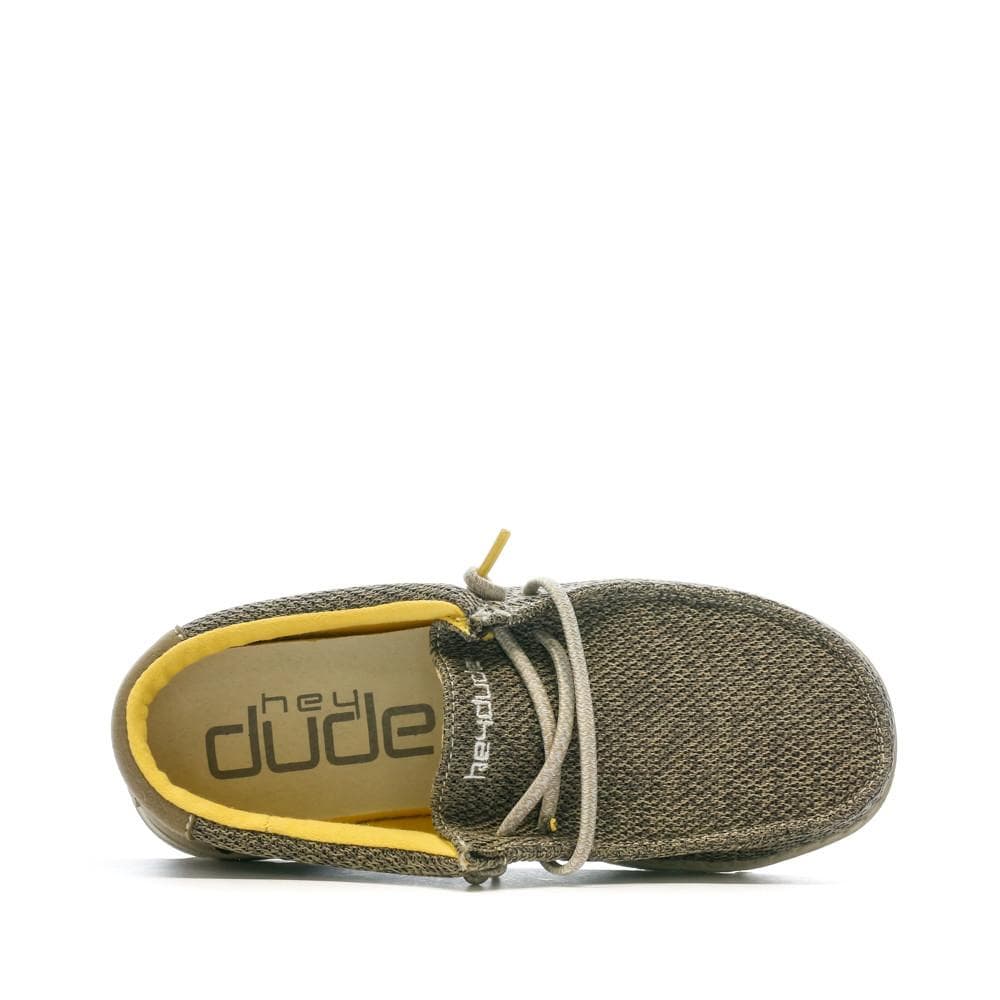 Chaussures Grises Garçon Hey Dude Wally Youth 4