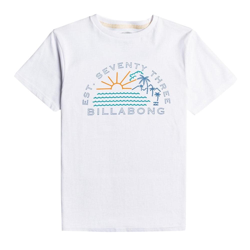 T-shirt Blanc Garçon Billabong Isla Vista 1