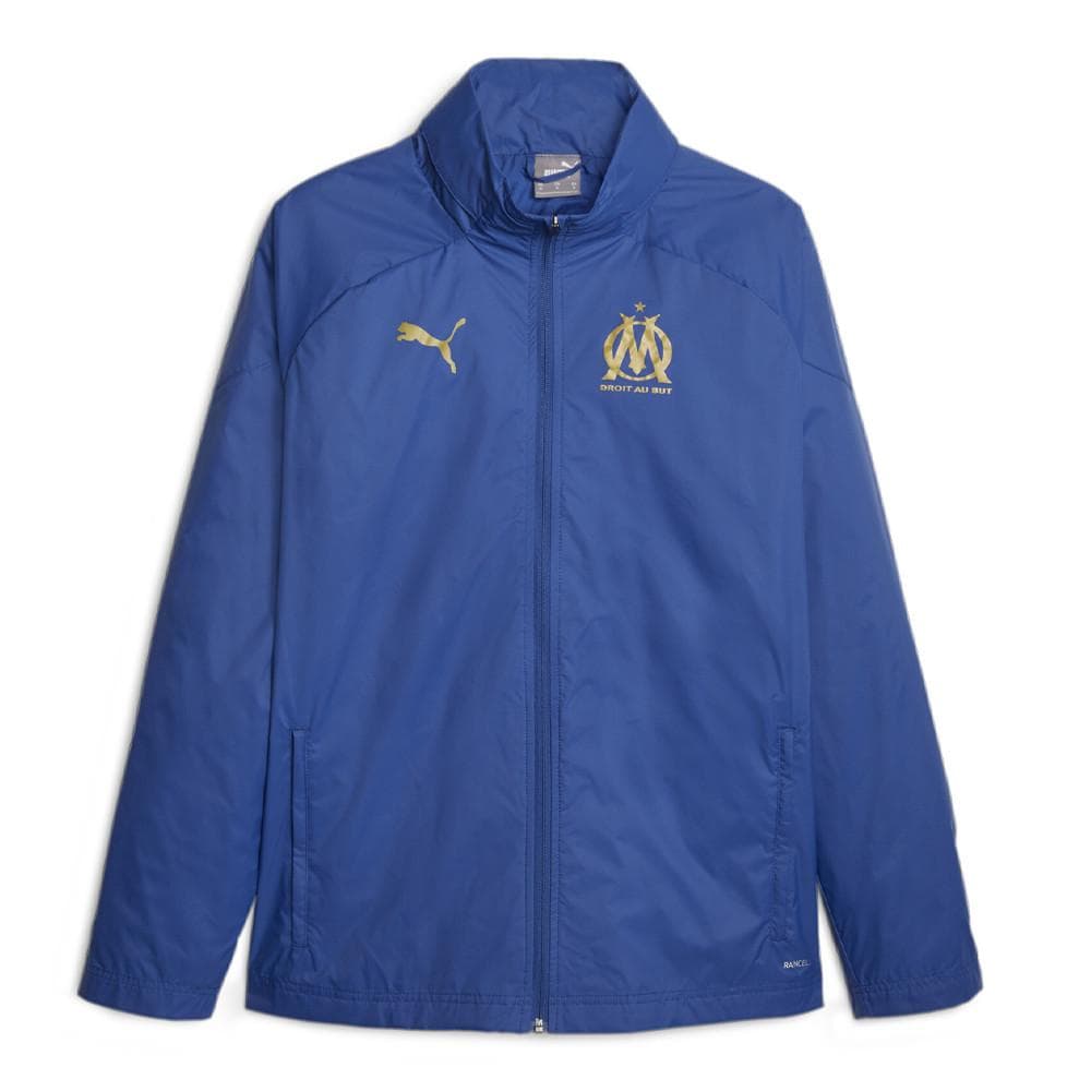 OM Veste Coupe Vent Bleu Foncé Homme foot Puma 2023/2024 1