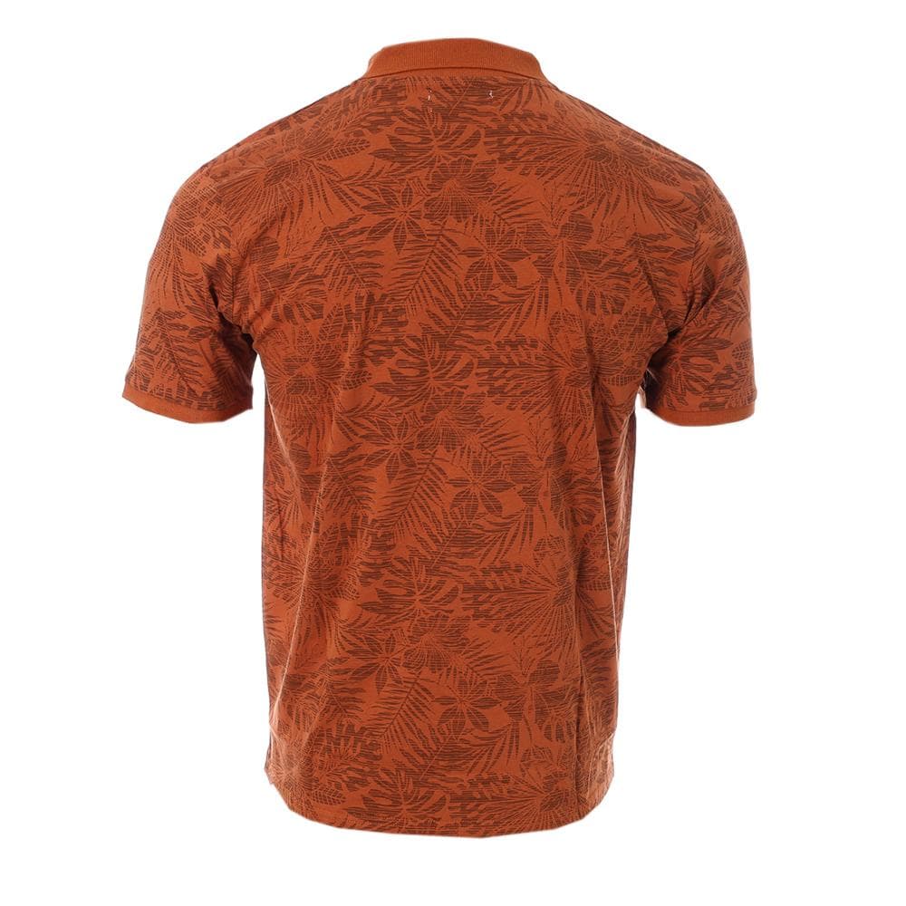 Polo Orange Homme RMS26 Tropical Fondu 2