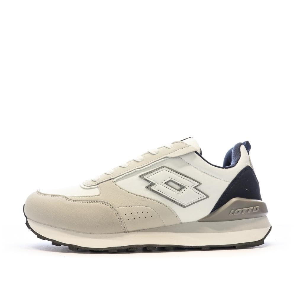 Baskets Blanc/Gris Homme Lotto Twenty 5 1