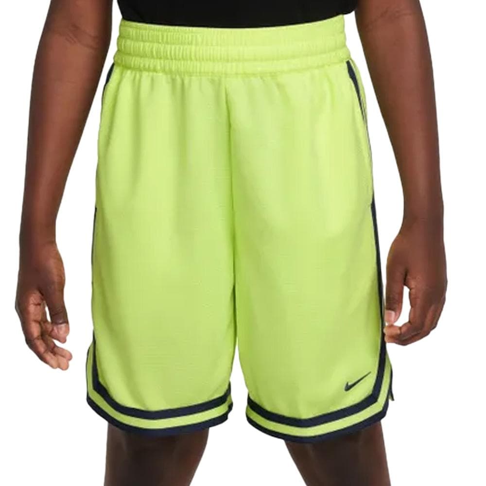 Short de Basketball Jaune Fluo Garçon Nike Kids' Dri-FIT DNA 1