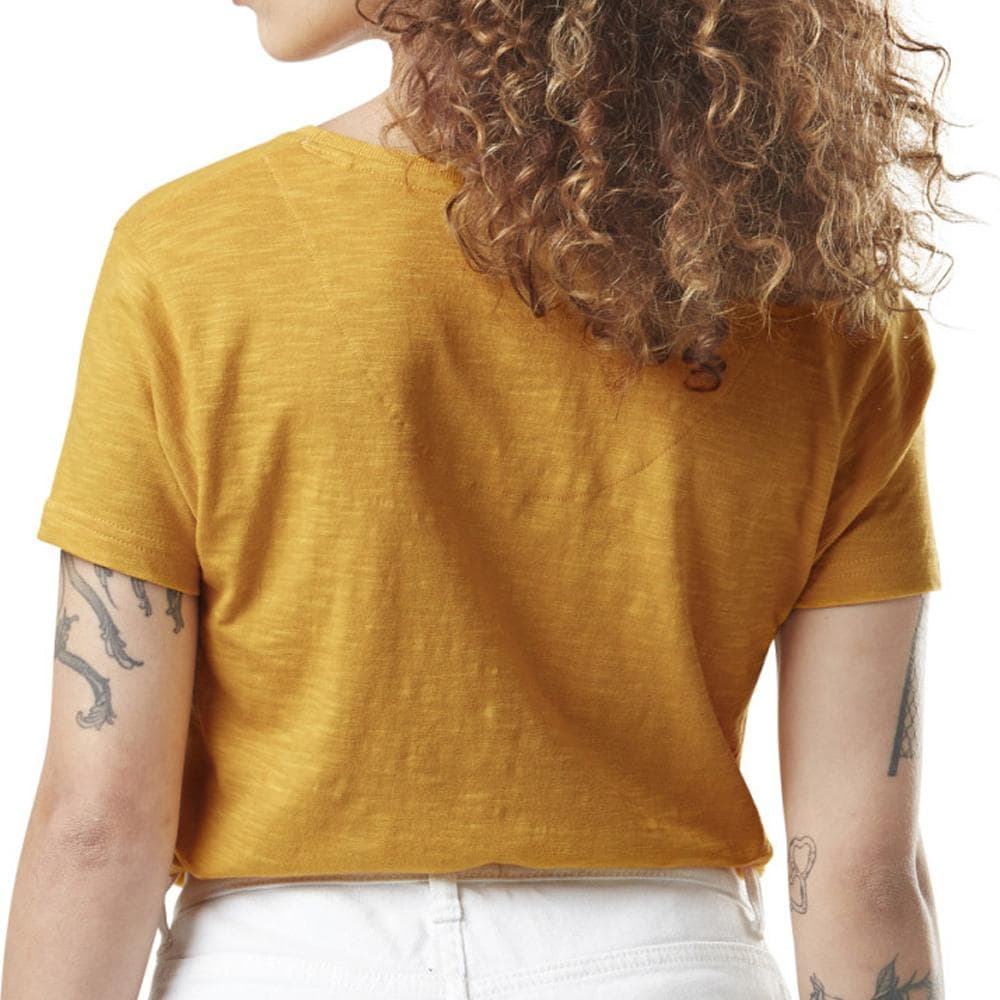 T-shirt Jaune Femme Von Dutch Vintage 2