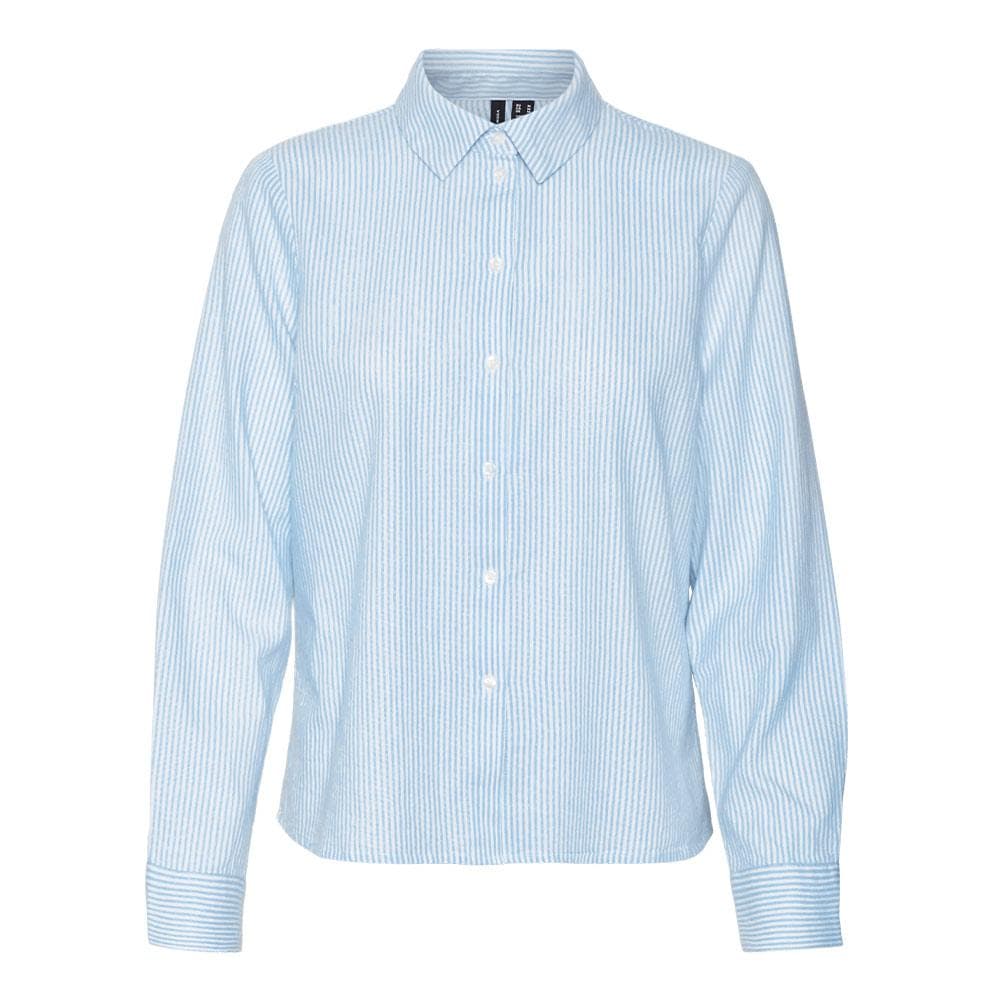Chemise Bleu/Blanche à Rayures Femme Vero Moda Ani Oxford 2