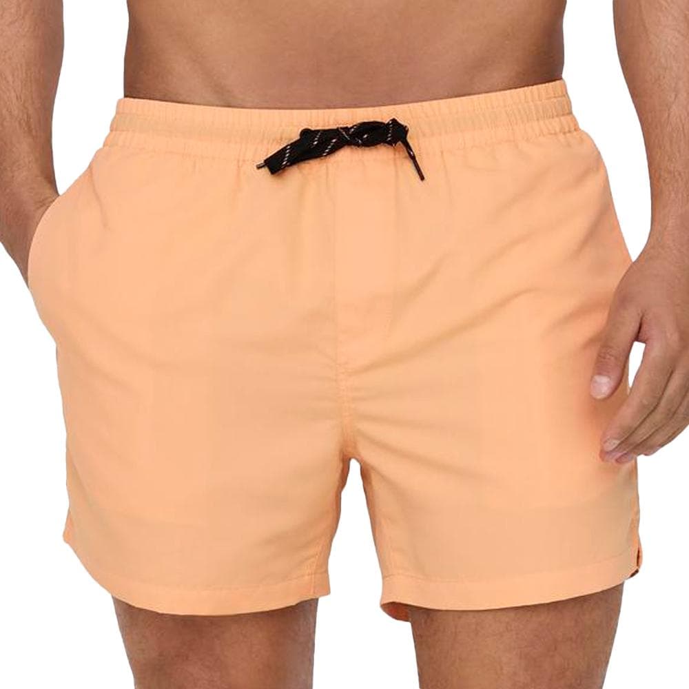Short de Bain Orange Homme Only & Sons Sted Life Swim 1