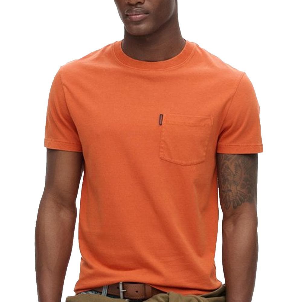 T-Shirt Orange Homme Superdry Essential 1