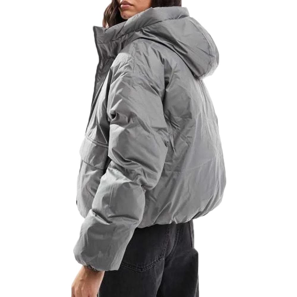 Doudoune Gris Femme Converse Synthetic Puffer 2