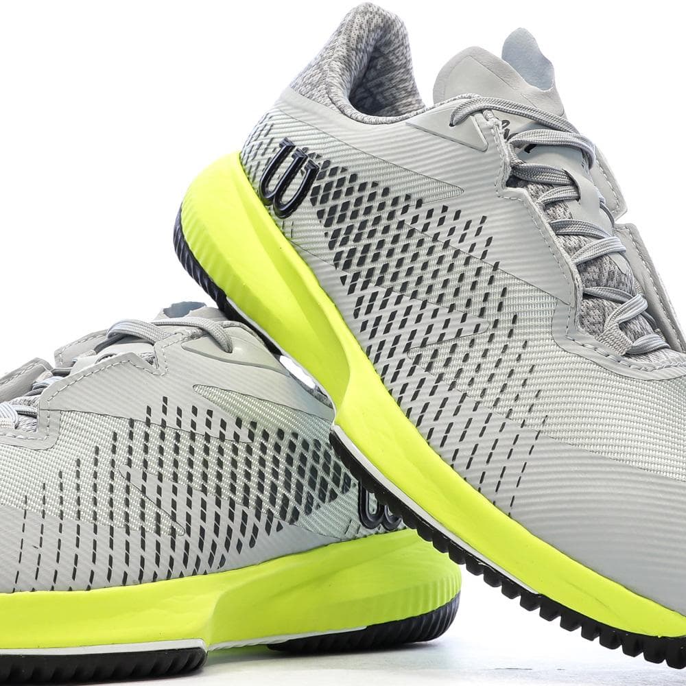Chaussures de tennis Grises/Jaunes Homme Wilson Hurakn 7