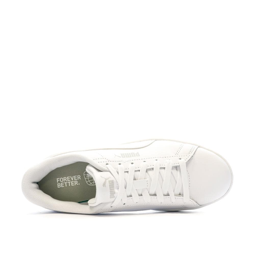 Baskets Blanches Fille Puma Smash 3.0 4