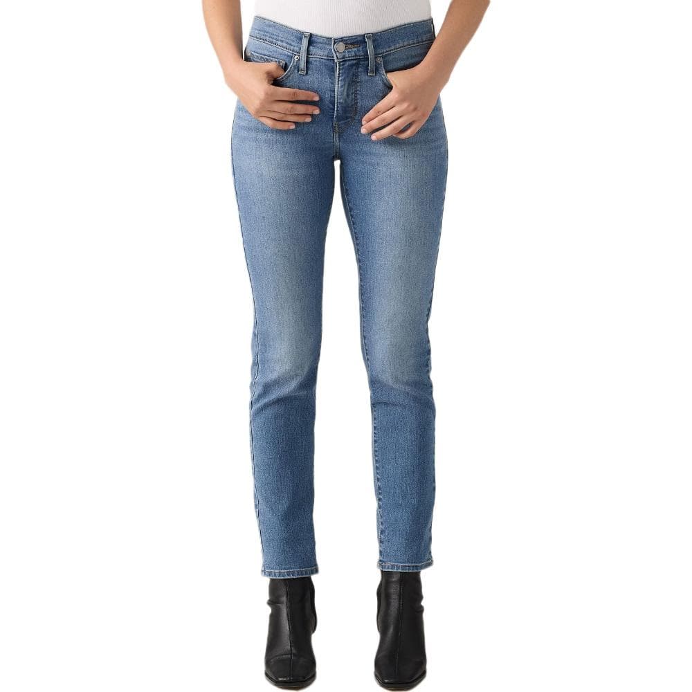 Jean 724 Bleu Femme Levi's Shaping Slim Med Indigo 1