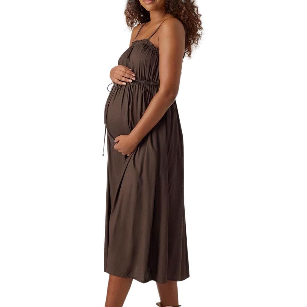 Robe Marron Femme Mamalicious Lelva 1