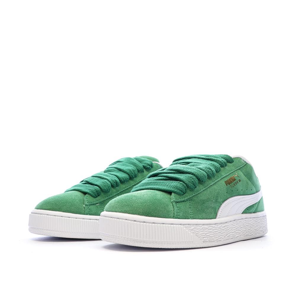 Baskets Verte Femme Puma Suede XL 6